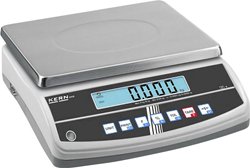Waga stołowa Kern GAB 12K0.1N Zakres pomiaru maks. 12 kg Podziałka 0.1 g srebrny
