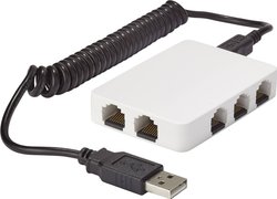 Switch Ethernet superslim, 5 portów, z zasilaniem USB Renkforce Switch sieciowy 5 Portów 100 MBit/s