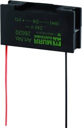 Uniwersalny moduł przeciwzakłóceniowy RC, 230VAC/DC/25VA/w z szyną ASA DIN ASA, wtyk BU-RC-230/25-u-ASA Moduł tłumienia zakłóceń rozdzielnicy Murr Elektronik 20034
