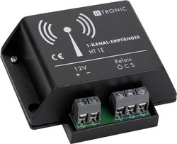 H-Tronic HT1E Odbiornik radiowy 1-kanałowy Częstotliwość 868.35 MHz 12 V/DC