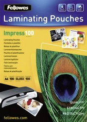 Fellowes Folia do laminowania DIN A4 100 micron błyszcząca 100 szt.