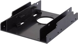 Rama montażowa z tworzywa sztucznego dla maks. 2 x 2.5'' HDD/SSD w kieszeni 3,5'' Ramka montażowa na dysk twardRenkforce HDA-252P