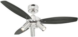 Westinghouse Jet Plus Wentylator sufitowy 40 W (Ø x W) 105 cm x 370 mm nikiel (szczotkowany)