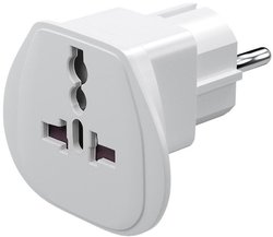 Przejsciówka, adapter podróżny Goobay gniazdo USA, Włochy, UK / wtyk polski