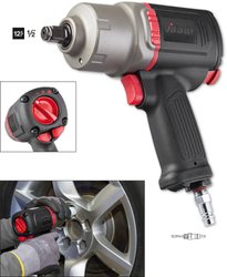 12,5 = 1/2″ klucz udarowy z funkcją przełączania jedną ręką (prawo/lewo) Klucz udarowy pneumatyczny Vigor V3653 1890 Nm 6.3 bar