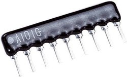 Drabinka rezystancyjna 100 Ω radialny THD SIP-8+1 0.125 W TRU COMPONENTS 1 szt.