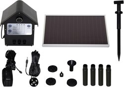 Pompa solarna - zestaw T.I.P. - Technische Industrie Produkte Set SPS 250/6 30332 z zapasowym akumulatorem, z oświetleniem