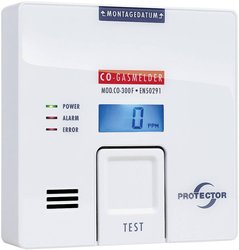 Protector CO-300F Czujnik czadu bateryjne Wykrywanie Tlenek węgla